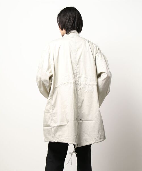 SPINNS(スピンズ)の「ビックシルエットM-65 ノーカラーモッズコート(モッズコート・メンズ・ブラック/グレー/カーキ・ONESIZE)」の7枚目の写真