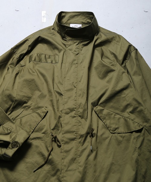 SPINNS(スピンズ)の「ビックシルエットM-65 ノーカラーモッズコート(モッズコート・メンズ・ブラック/グレー/カーキ・ONESIZE)」の13枚目の写真
