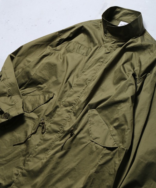 SPINNS(スピンズ)の「ビックシルエットM-65 ノーカラーモッズコート(モッズコート・メンズ・ブラック/グレー/カーキ・ONESIZE)」の14枚目の写真