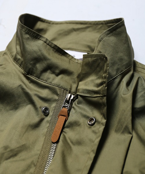 SPINNS(スピンズ)の「ビックシルエットM-65 ノーカラーモッズコート(モッズコート・メンズ・ブラック/グレー/カーキ・ONESIZE)」の12枚目の写真