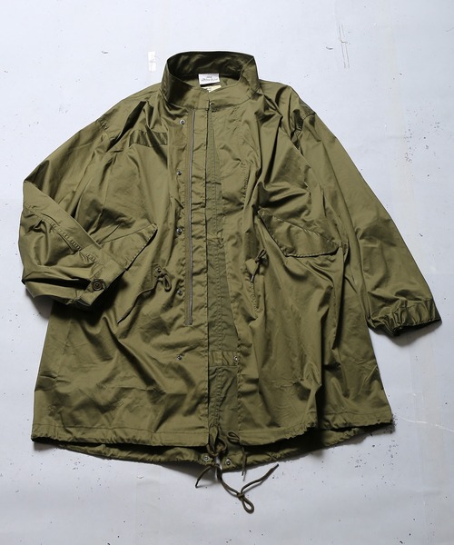 SPINNS(スピンズ)の「ビックシルエットM-65 ノーカラーモッズコート(モッズコート・メンズ・ブラック/グレー/カーキ・ONESIZE)」の16枚目の写真