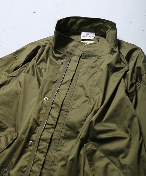 SPINNS(スピンズ)の「ビックシルエットM-65 ノーカラーモッズコート(モッズコート・メンズ・ブラック/グレー/カーキ・ONESIZE)」の10枚目の写真