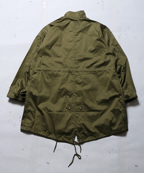 SPINNS(スピンズ)の「ビックシルエットM-65 ノーカラーモッズコート(モッズコート・メンズ・ブラック/グレー/カーキ・ONESIZE)」の15枚目の写真