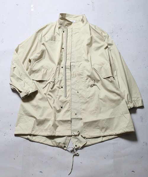 SPINNS(スピンズ)の「ビックシルエットM-65 ノーカラーモッズコート(モッズコート・メンズ・ブラック/グレー/カーキ・ONESIZE)」の19枚目の写真