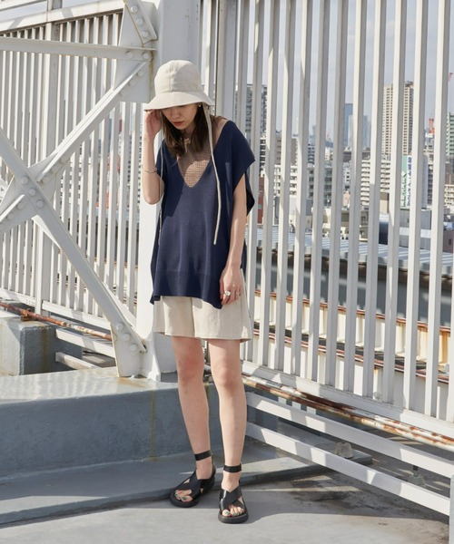 Auntie Rosa Holiday（アンティローザホリデー）の「ツイルベイカーショートパンツ（その他パンツ・レディース・ブラック/オレンジ/アイボリー・MEDIUM/SMALL）」の9枚目の写真