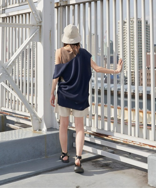 Auntie Rosa Holiday（アンティローザホリデー）の「ツイルベイカーショートパンツ（その他パンツ・レディース・ブラック/オレンジ/アイボリー・MEDIUM/SMALL）」の12枚目の写真