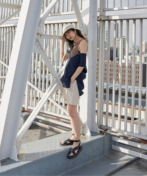 Auntie Rosa Holiday（アンティローザホリデー）の「ツイルベイカーショートパンツ（その他パンツ・レディース・ブラック/オレンジ/アイボリー・MEDIUM/SMALL）」の14枚目の写真