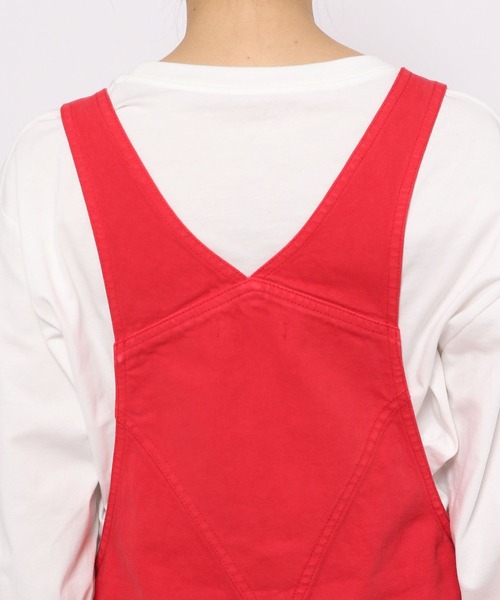 PAGEBOY(ページボーイ)の「CORE / Wranglarフレアオーバーオール(サロペット/オーバーオール・レディース・レッド・X-SMALL/MEDIUM)」の10枚目の写真