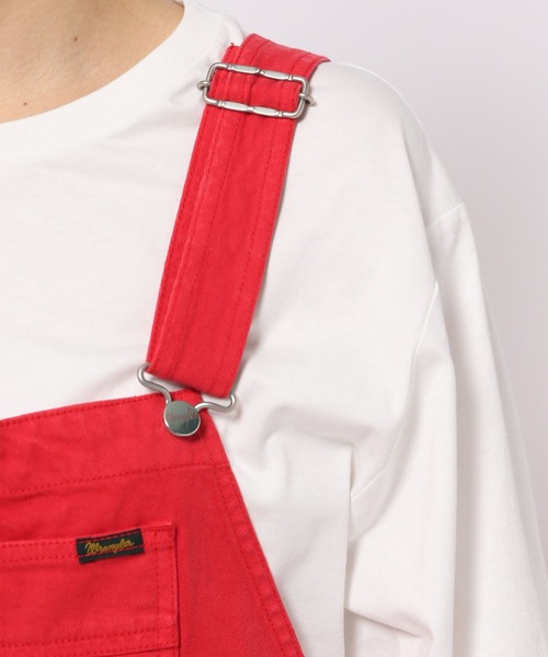 PAGEBOY(ページボーイ)の「CORE / Wranglarフレアオーバーオール(サロペット/オーバーオール・レディース・レッド・X-SMALL/MEDIUM)」の12枚目の写真