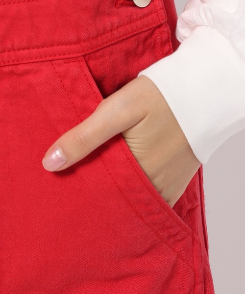 PAGEBOY(ページボーイ)の「CORE / Wranglarフレアオーバーオール(サロペット/オーバーオール・レディース・レッド・X-SMALL/MEDIUM)」の13枚目の写真