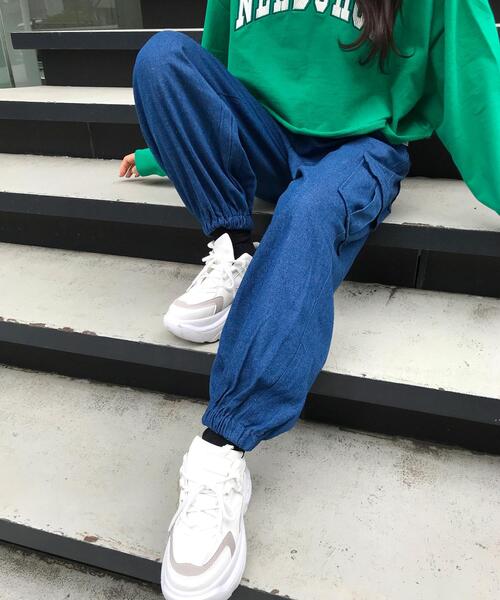 INGNI（イング）の「ツイルカーゴ／パンツ（カーゴパンツ・レディース・ブルー系その他/ゼブラ/ブラック/カーキ/アイボリー・FREE）」の12枚目の写真