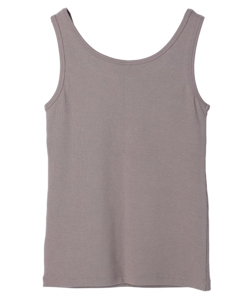 AMERICAN HOLIC（アメリカンホリック）の「リブタンクトップ（タンクトップ・レディース・オフホワイト/ブラック/モカ・M/L）」の10枚目の写真