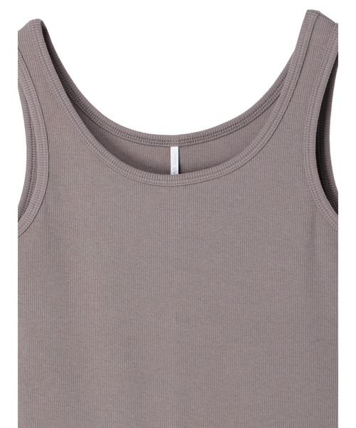 AMERICAN HOLIC（アメリカンホリック）の「リブタンクトップ（タンクトップ・レディース・オフホワイト/ブラック/モカ・M/L）」の11枚目の写真