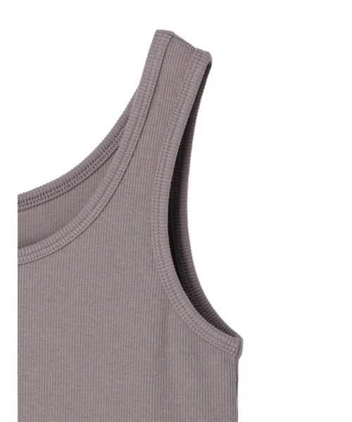 AMERICAN HOLIC（アメリカンホリック）の「リブタンクトップ（タンクトップ・レディース・オフホワイト/ブラック/モカ・M/L）」の12枚目の写真