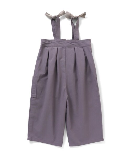 Seraph（セラフ）の「フロントファスナーサロペット 9分丈（サロペット/オーバーオール・キッズ・ブラック/キナリ/パープル・95/80/140/100/90/110/120/130）」の13枚目の写真