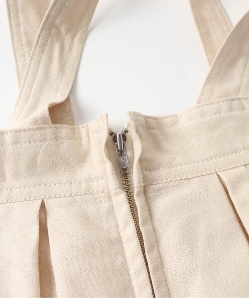 Seraph（セラフ）の「フロントファスナーサロペット 9分丈（サロペット/オーバーオール・キッズ・ブラック/キナリ/パープル・95/80/140/100/90/110/120/130）」の9枚目の写真