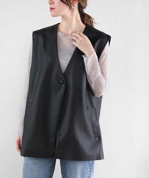 Bou Jeloud（ブージュルード）の「【WEB限定】ナローフラワーシアープルオーバー（Tシャツ/カットソー・レディース・グレー/オフホワイト/グリーン・FREE）」の5枚目の写真