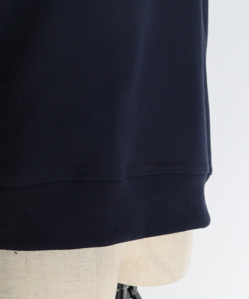 BLUEEAST（ブルーイースト）の「カレッジロゴオーバーサイズスウェット（スウェット・レディース・アイボリー/グレー/ネイビー・MEDIUM）」の4枚目の写真