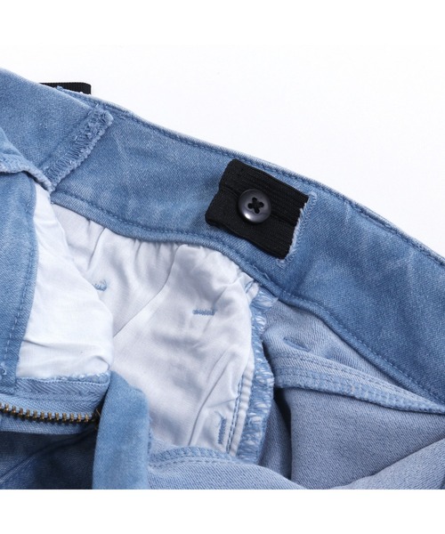 JENNI love(ジェニィラブ)の「ロゴレースアップデニムショーパン(デニムパンツ・キッズ・サックスブルー/ブルー・130cm/140cm/150cm/160cm)」の15枚目の写真