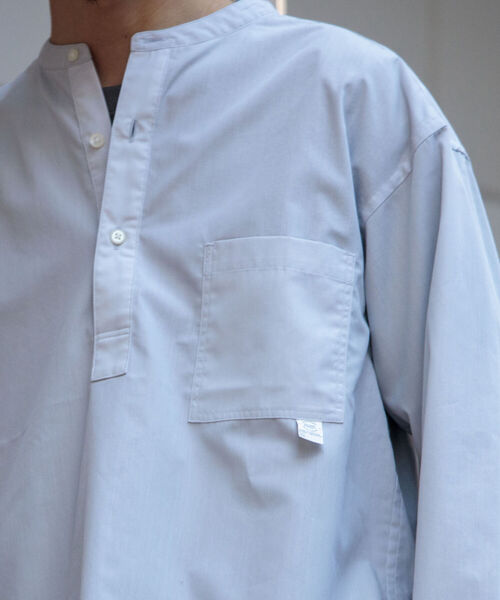 GLOSTER（グロスター）の「【WORK ABOUT/ワークアバウト】NEO SLEEPING SHIRT ネオスリーピングシャツ（シャツ/ブラウス・メンズ・ダークブラウン/グレイッシュベージュ/グリーン・MEDIUM/LARGE）」の18枚目の写真