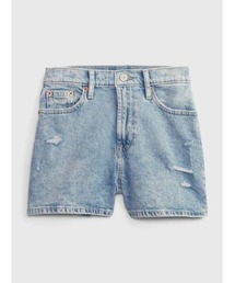 GAP | ウォッシュウェル ハイライズ マムジーンズ ショートパンツ (キッズ)(デニムパンツ)