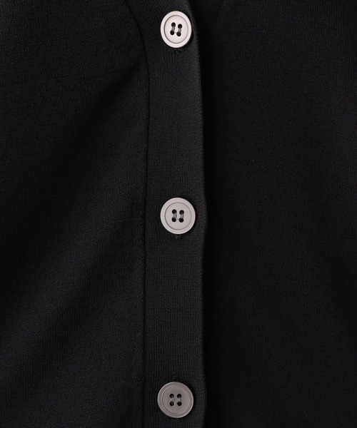 LEPSIM（レプシィム）の「【たよれるKNITシリーズ】14ゲージマルチキノウカーデ　264582（カーディガン/ボレロ・レディース・ブラック/グリーン/ライトパープル/グレイッシュベージュ/ライトグリーン/オレンジ/ホワイト×ブラック・FREE）」の9枚目の写真