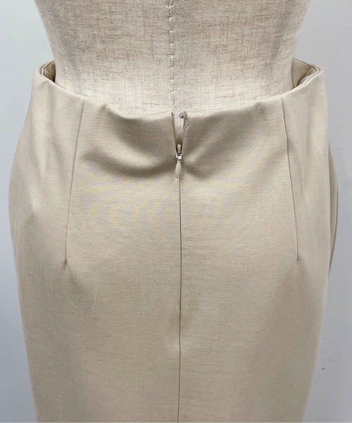 PICCIN（ピッチン）の「ポンチタイトスカート（スカート・レディース・グリーン/ベージュ/ブラック・M）」の9枚目の写真