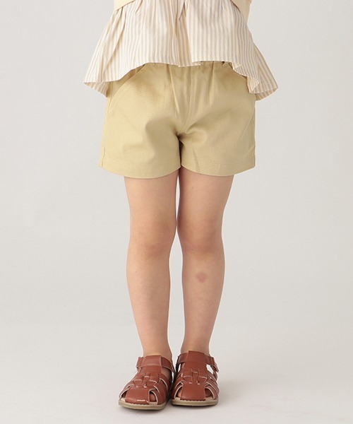 petit main(プティマイン)の「【防汚加工】ベーシックショートパンツ(その他パンツ・キッズ・ピンク/ブルー/サックスブルー/ベージュ/キナリ/エメラルド・110cm/120cm/80cm/100cm/130cm/90cm)」の3枚目の写真