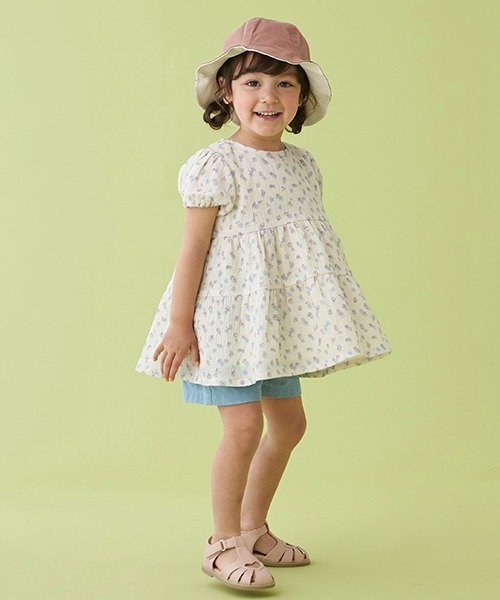 petit main(プティマイン)の「【防汚加工】ベーシックショートパンツ(その他パンツ・キッズ・ピンク/ブルー/サックスブルー/ベージュ/キナリ/エメラルド・110cm/120cm/80cm/100cm/130cm/90cm)」の18枚目の写真