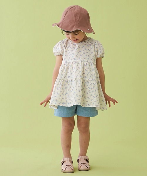 petit main(プティマイン)の「【防汚加工】ベーシックショートパンツ(その他パンツ・キッズ・ピンク/ブルー/サックスブルー/ベージュ/キナリ/エメラルド・110cm/120cm/80cm/100cm/130cm/90cm)」の19枚目の写真