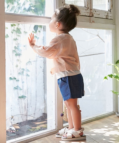 petit main(プティマイン)の「【防汚加工】ベーシックショートパンツ(その他パンツ・キッズ・ピンク/ブルー/サックスブルー/ベージュ/キナリ/エメラルド・110cm/120cm/80cm/100cm/130cm/90cm)」の21枚目の写真