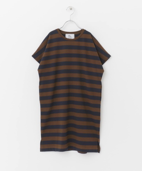 FORK&SPOON(フォークアンドスプーン)の「FORK&SPOON ボーダーカットソーワンピース(KIDS)(ワンピース・キッズ・ブラウン系その他/ベージュ系その他・120/105/135)」の13枚目の写真