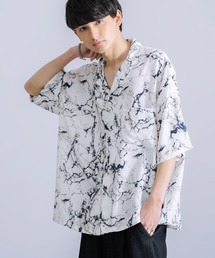 Rocky Monroe | オーバーサイズ ビッグシルエット総柄オープンカラーアロハシャツ(シャツ/ブラウス)