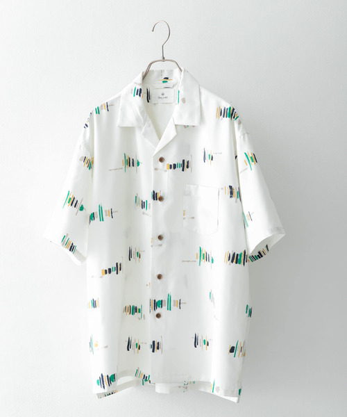 URBAN RESEARCH Sonny Label(アーバンリサーチサニーレーベル)の「『吸水速乾』セオαグラフィック半袖シャツ(シャツ/ブラウス・メンズ・ネイビー/オフホワイト/ブラック・MEDIUM/LARGE)」の11枚目の写真