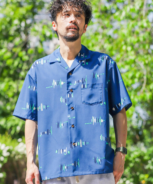 URBAN RESEARCH Sonny Label(アーバンリサーチサニーレーベル)の「『吸水速乾』セオαグラフィック半袖シャツ(シャツ/ブラウス・メンズ・ネイビー/オフホワイト/ブラック・MEDIUM/LARGE)」の21枚目の写真