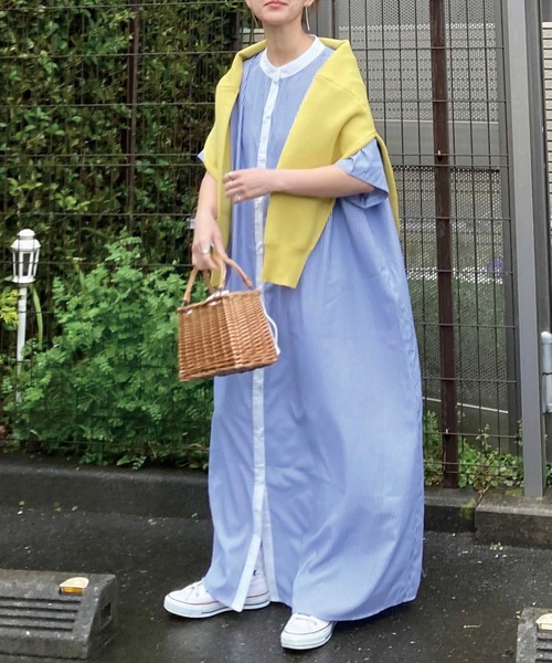 CORNERS（コーナーズ）の「CORNERS by KR ストライプ半袖シャツ