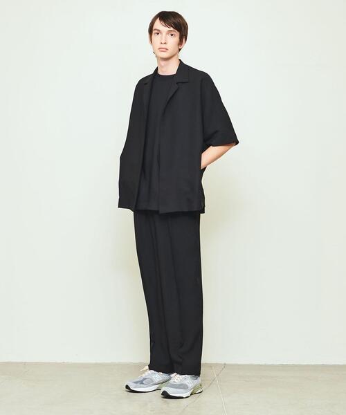 UNITED ARROWS & SONS（ユナイテッドアローズアンドサンズ）の「＜UNITED ARROWS & SONS by DAISUKE OBANA＞ Ⅰ D/SSL OPEN SHIRT/ショートスリーブシャツ（シャツ/ブラウス・メンズ・ダークグレー/ブラック・L/S/M）」の7枚目の写真