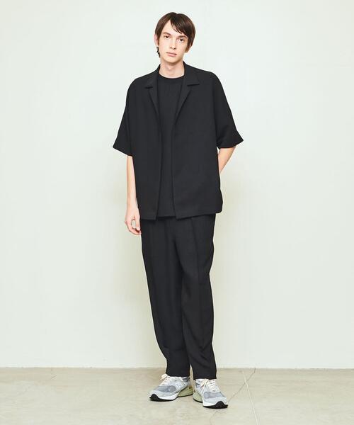 UNITED ARROWS & SONS（ユナイテッドアローズアンドサンズ）の「＜UNITED ARROWS & SONS by DAISUKE OBANA＞ Ⅰ D/SSL OPEN SHIRT/ショートスリーブシャツ（シャツ/ブラウス・メンズ・ダークグレー/ブラック・L/S/M）」の21枚目の写真