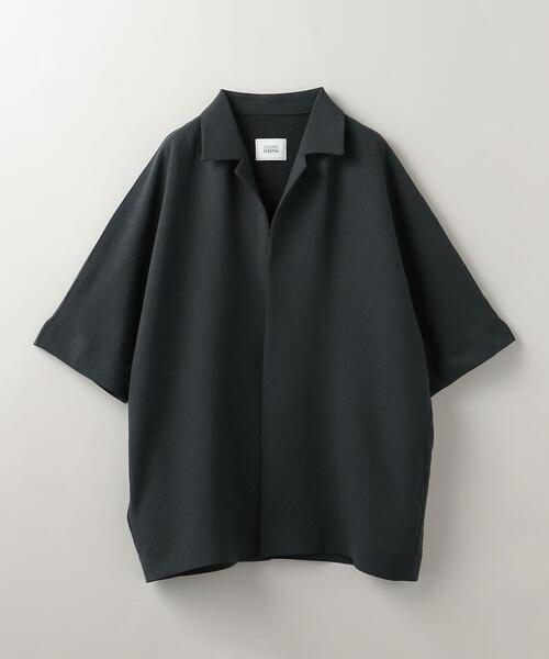 UNITED ARROWS & SONS（ユナイテッドアローズアンドサンズ）の「＜UNITED ARROWS & SONS by DAISUKE OBANA＞ Ⅰ D/SSL OPEN SHIRT/ショートスリーブシャツ（シャツ/ブラウス・メンズ・ダークグレー/ブラック・L/S/M）」の16枚目の写真