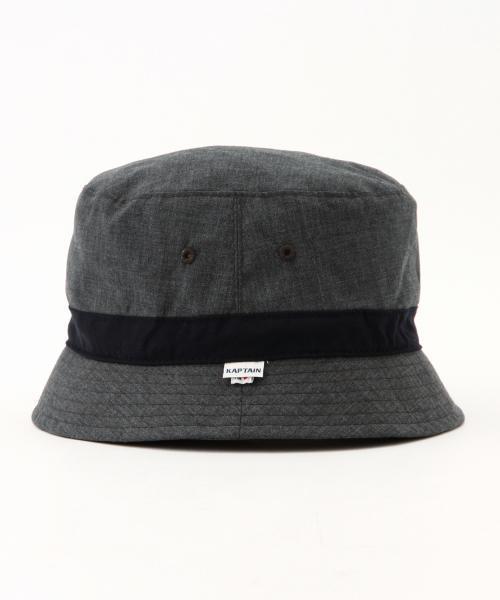 BEAMS PLUS（ビームスプラス）の「KAPTAIN SUNSHINE / サンシャイン ハット（ハット・メンズ・ネイビー/チャコールグレー・ONE SIZE）」の5枚目の写真