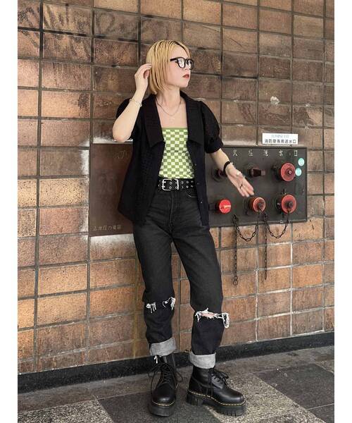 jouetie(ジュエティ)の「パッチワークレースブラウス【WEB限定】(シャツ/ブラウス・レディース・オフホワイト/ブラック・MEDIUM)」の21枚目の写真