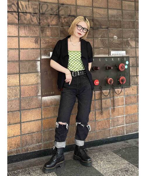 jouetie(ジュエティ)の「パッチワークレースブラウス【WEB限定】(シャツ/ブラウス・レディース・オフホワイト/ブラック・MEDIUM)」の22枚目の写真