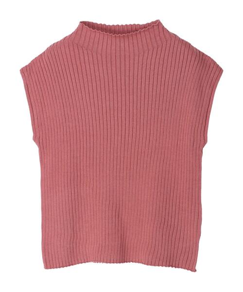 Green　Parks（グリーンパークス）の「・SUGAR SPOON ボトルネックフレンチニット（ニット/セーター・レディース・チャコールグレー/ブラック/ピンク/イエロー/アイボリー/ネイビー・FREE）」の7枚目の写真