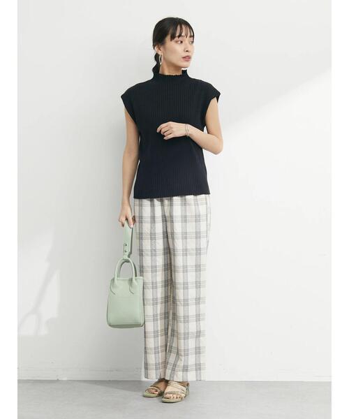 Green　Parks（グリーンパークス）の「・SUGAR SPOON ボトルネックフレンチニット（ニット/セーター・レディース・チャコールグレー/ブラック/ピンク/イエロー/アイボリー/ネイビー・FREE）」の10枚目の写真