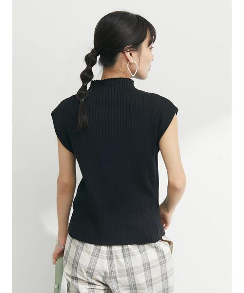 Green　Parks（グリーンパークス）の「・SUGAR SPOON ボトルネックフレンチニット（ニット/セーター・レディース・チャコールグレー/ブラック/ピンク/イエロー/アイボリー/ネイビー・FREE）」の15枚目の写真