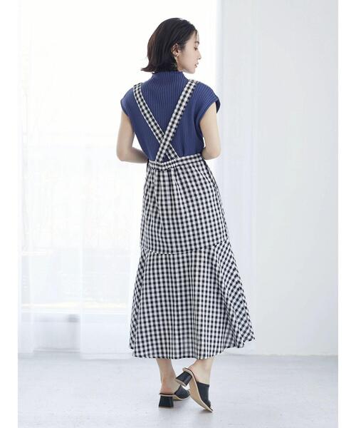 Green　Parks（グリーンパークス）の「・SUGAR SPOON ボトルネックフレンチニット（ニット/セーター・レディース・チャコールグレー/ブラック/ピンク/イエロー/アイボリー/ネイビー・FREE）」の21枚目の写真