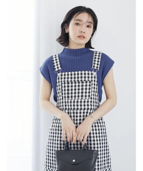 Green　Parks（グリーンパークス）の「・SUGAR SPOON ボトルネックフレンチニット（ニット/セーター・レディース・チャコールグレー/ブラック/ピンク/イエロー/アイボリー/ネイビー・FREE）」の22枚目の写真