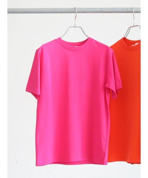 Green　Parks（グリーンパークス）の「(ｽﾄﾚｰﾄ)Tｼｬﾂ（Tシャツ/カットソー・レディース・ホワイト/ブラック/ピンク/オレンジ・FREE）」の7枚目の写真