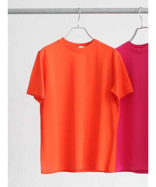 Green　Parks（グリーンパークス）の「(ｽﾄﾚｰﾄ)Tｼｬﾂ（Tシャツ/カットソー・レディース・ホワイト/ブラック/ピンク/オレンジ・FREE）」の8枚目の写真