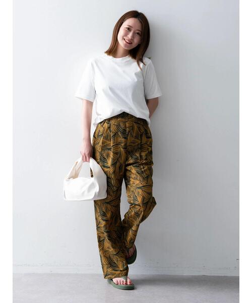 Green　Parks（グリーンパークス）の「(ｽﾄﾚｰﾄ)Tｼｬﾂ（Tシャツ/カットソー・レディース・ホワイト/ブラック/ピンク/オレンジ・FREE）」の13枚目の写真